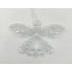 KARÁCSONYFADÍSZ ANGYAL 10X13CM PVC