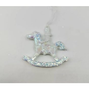 KARÁCSONYFADÍSZ HINTALÓ 9,5X8,5CM PVC