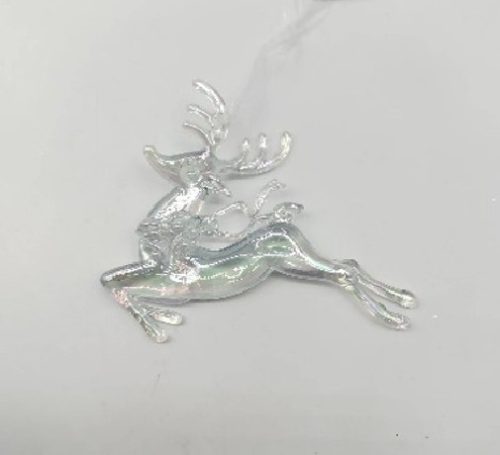 KARÁCSONYFADÍSZ RÉNSZARVAS 9X11,5CM PVC