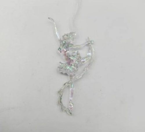 KARÁCSONYFADÍSZ TÜNDÉR 15X7,5CM PVC