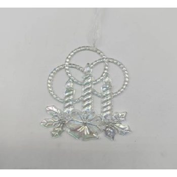 KARÁCSONYFADÍSZ 12X10,5CM PVC