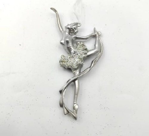 KARÁCSONYFADÍSZ BALERINA 15X7CM PVC