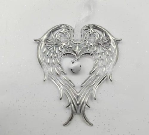 KARÁCSONYFADÍSZ ANGYALSZÁRNY 12X9,5CM PVC