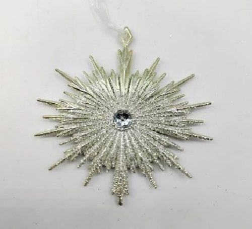 KARÁCSONYFADÍSZ CSILLAG 12CM PVC