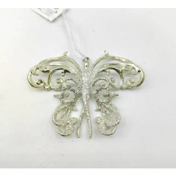 KARÁCSONYFADÍSZ PILLANGÓ 12X10CM PVC