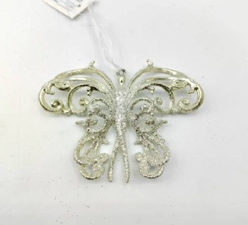 KARÁCSONYFADÍSZ PILLANGÓ 12X10CM PVC