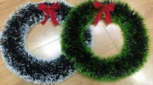 KARÁCSONYI KOSZORÚ 45CM 2F.