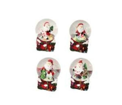 KARÁCSONYI HÓGÖMB 9X9X12CM 4F.