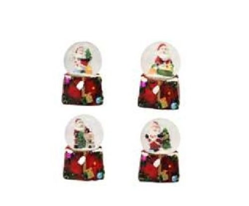 KARÁCSONYI HÓGÖMB 7,5X7,2X10CM 4F.