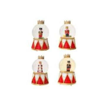 KARÁCSONYI HÓGÖMB 6,5X6,5X10,5CM 4F.