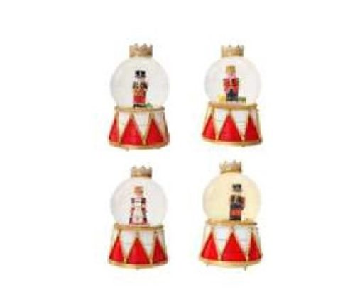 KARÁCSONYI HÓGÖMB 6,5X6,5X10,5CM 4F.