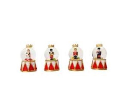 KARÁCSONYI HÓGÖMB 4,5X4,5X7,8CM 4F.