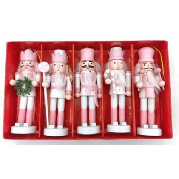 DIÓTÖRŐ RÓZSASZÍN 12,5CM 5DB