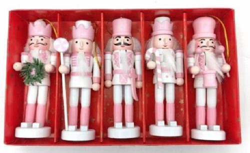 DIÓTÖRŐ RÓZSASZÍN 12,5CM 5DB