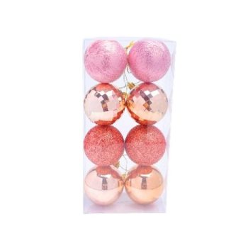 KARÁCSONYFA GÖMB 6CM 8PCS