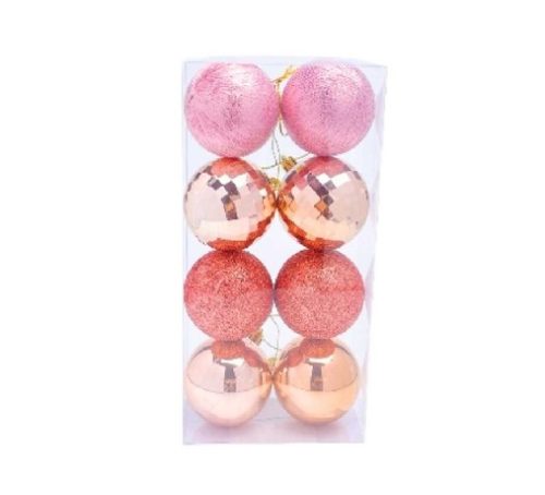 KARÁCSONYFA GÖMB 6CM 8PCS