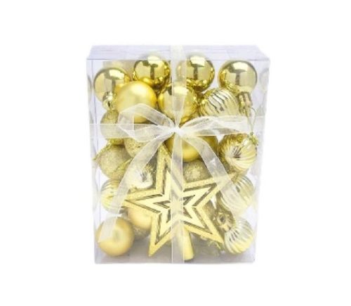 KARÁCSONYFA GÖMB 3CM 32PCS