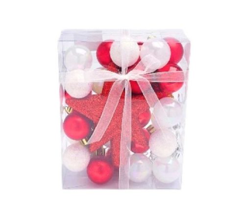 KARÁCSONYFA GÖMB 3CM 32PCS