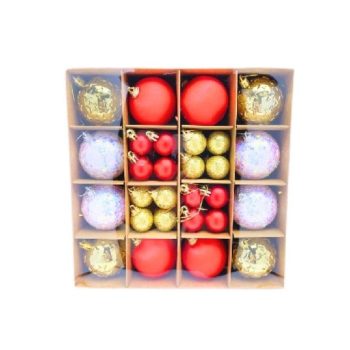 KARÁCSONYFA GÖMB 6CM/12PCS
3CM/32PCS