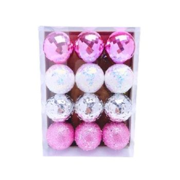 KARÁCSONYFA GÖMB 6CM 12PCS