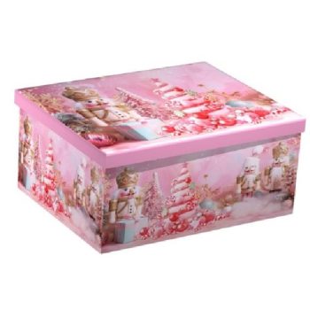   KARÁCSONYI AJÁNDÉKDOBOZ SZETT 10 RÉSZES 19X13X7,5 - 37,5X29X16CM