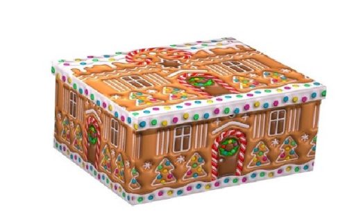 KARÁCSONYI AJÁNDÉKDOBOZ SZETT 10 RÉSZES 19X13X7,5 - 37,5X29X16CM