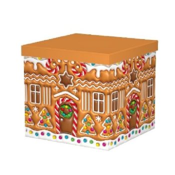   KARÁCSONYI AJÁNDÉKDOBOZ SZETT 10 RÉSZES 8,5X8,5 - 26,5X26,5CM