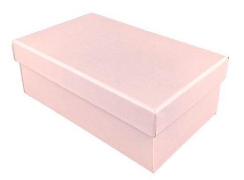 DÍSZDOBOZ 17X10,5X6CM PAPÍR, PÚDER RÓZSASZÍN