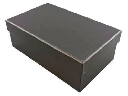 DÍSZDOBOZ 17X10,5X6CM PAPÍR, FEKETE