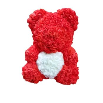 RÓZSAMACI 30CM PIROS-FEHÉR