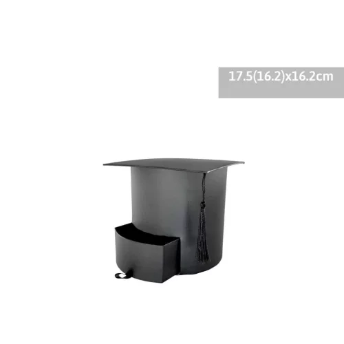 AJÁNDÉKDOBOZ FIÓKKAL BALLAGÁSI 18X16,2CM FEKETE