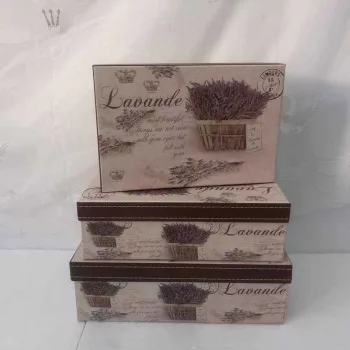 DÍSZDOBOZ 3DB-OS 30X22X9,5CM + 25X18,5X9CM + 20X16X8CM