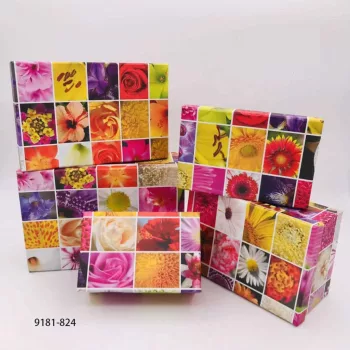 DÍSZDOBOZ 5DB-OS NAGY: 26X17X10CM