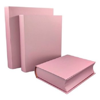   DÍSZDOBOZ SZETT 3R. KÖNYV ALAKÚ NAGY:29X24X7,3CM PAPÍR, MÁLYVA