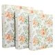 DÍSZDOBOZ SZETT 3R. KÖNYV ALAKÚ NAGY:29X24X7,3CM PAPÍR, VIRÁG MINTÁS
