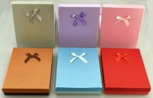 ÉKSZERDOBOZ 12X16CM 6DB-OS TÖBB FÉLE SZÍN