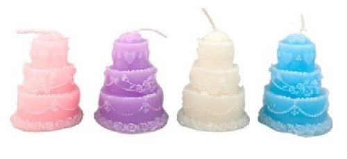 GYERTYA TORTA 5X6CM ILLATOSÍTOTT 4F.