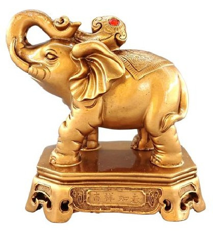 ELEFÁNT 18X11X19CM FENG-SHUI, ARANYA