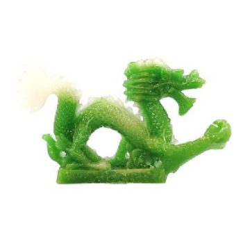 SÁRKÁNY 13X2,5X7CM FENG-SHUI, ZÖLD