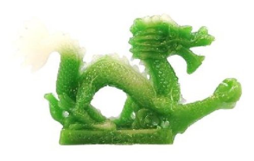 SÁRKÁNY 13X2,5X7CM FENG-SHUI, ZÖLD