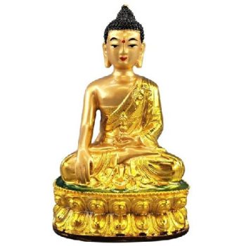 BUDDHA 7X5,5X11CM FENG-SHUI, ARANY