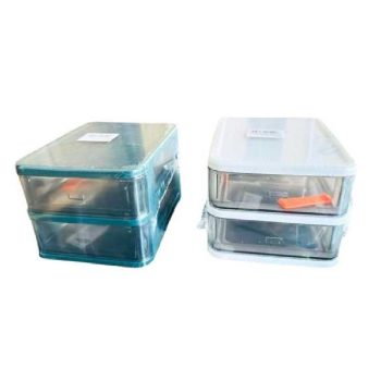 IRATTARTÓ DOBOZ MŰA. 2 SZINTES 17X13,5X10,5CM