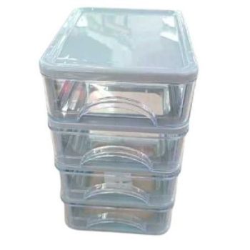 IRATTARTÓ DOBOZ MŰA. 4 SZINTES 18,5X14X23CM