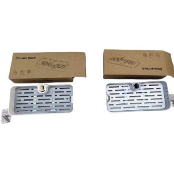 FÜRDŐSZOBAI POLC FÉM 12X26X5,5CM