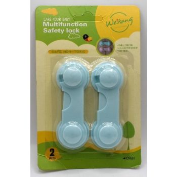 BIZTONSÁGI ZÁR BÚTOROKHOZ 2DB-OS 9CM