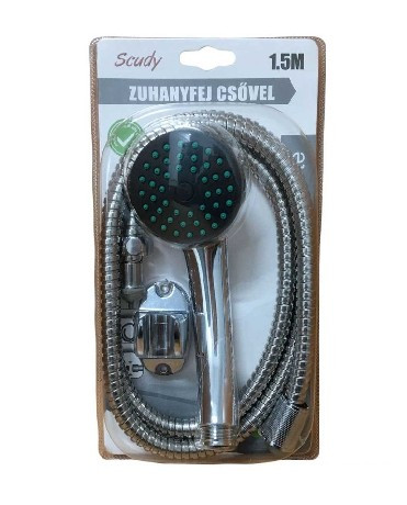 ZUHANYFEJ CSILLAGOS ÉG CSŐVEL 1,5M