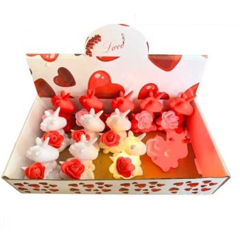 DÍSZ FIGURA LÓ VILÁGÍTÓS (LED) 2F. 5,5X6,0X7,8CM