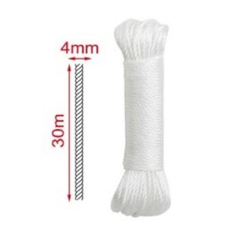KÖTÉL NYLON ÁTLÁTSZÓ 4MMX30M