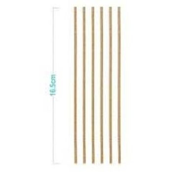 GYERTYA OSZLOPOS 16DB 16,5CM ARANY