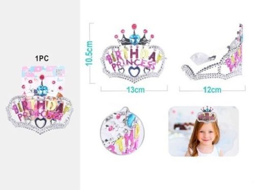 TIARA "BIRTHDAY PRINCESS" 10,5X13X12CM